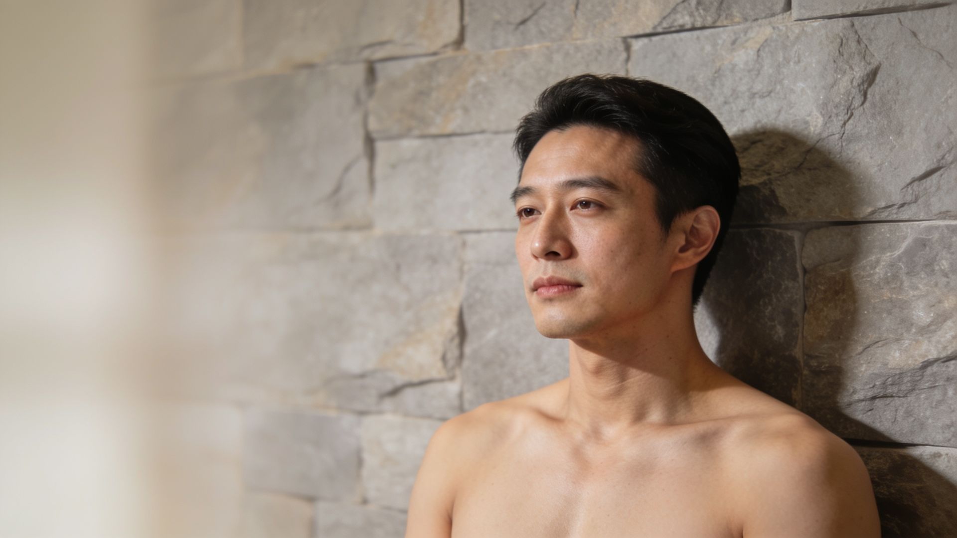 Man in his late thirties with a relaxed, natural expression