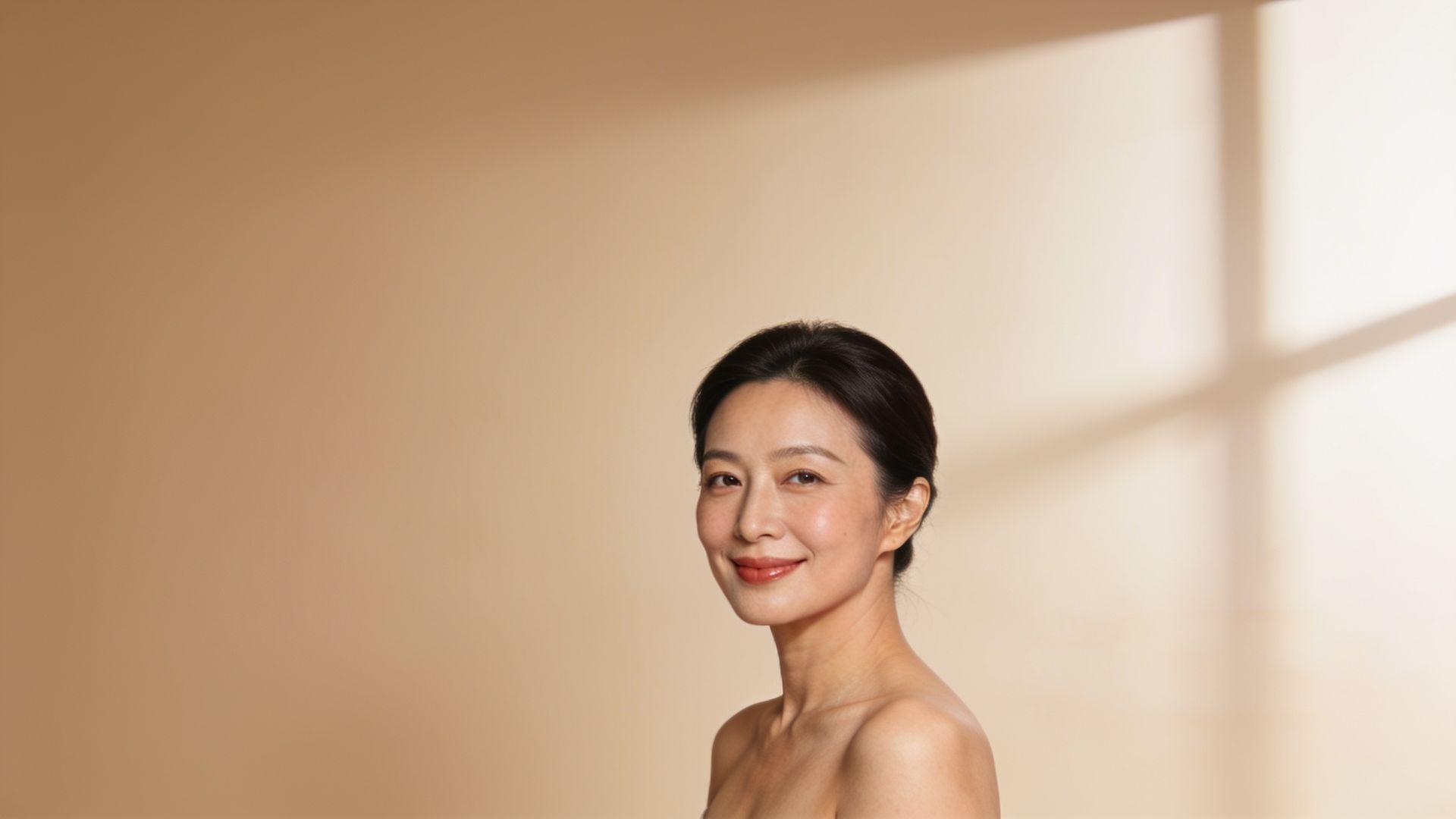 Woman with firm, healthy skin, illustrating collagen skin boosters