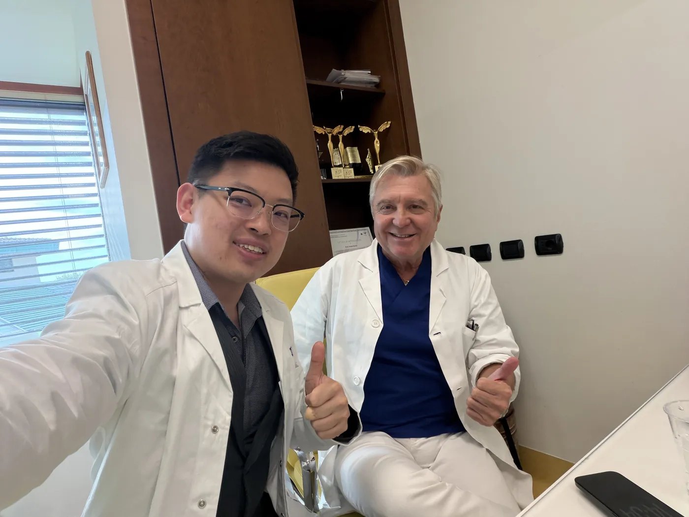 Dr Sin Yong with Prof Paolo Bonan, Florence dermatologist and global DEKA speaker
